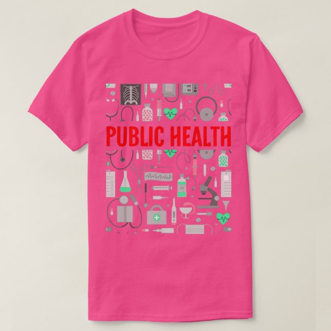 Camiseta Salud Pública Y Herramientas (Diseño del anverso)