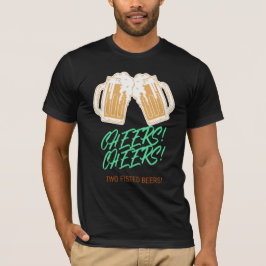 Camiseta SALUD! SALUD! ¡Dos Cervezas! Día de San Patricio