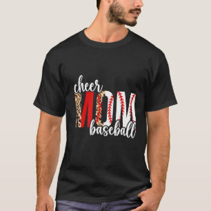 Camiseta Salud Y Madre De Béisbol Leopard Baseball & Cheerl