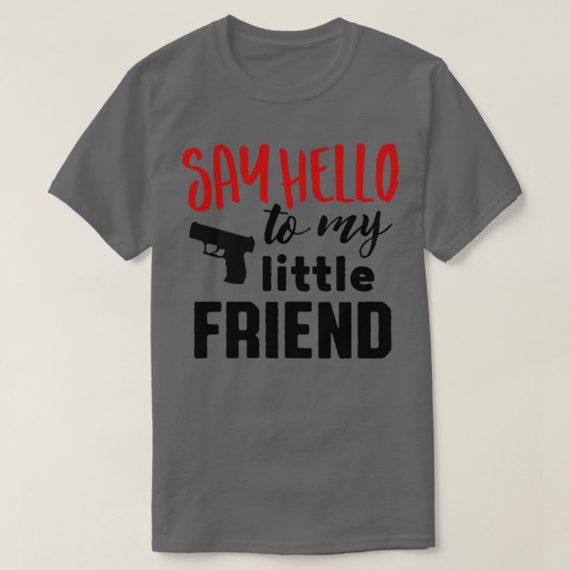 Camiseta Saluda a mi pequeño amigo (Diseño del anverso)