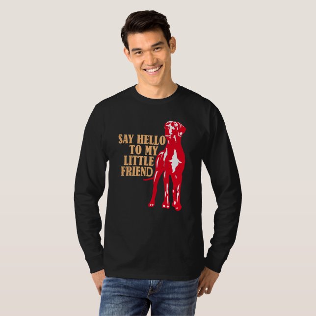 Camiseta Saluda a mi pequeño amigo (Anverso completo)