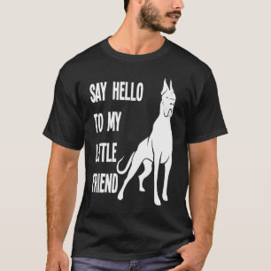 Camiseta Saluda A Mi Pequeño Amigo Doberman