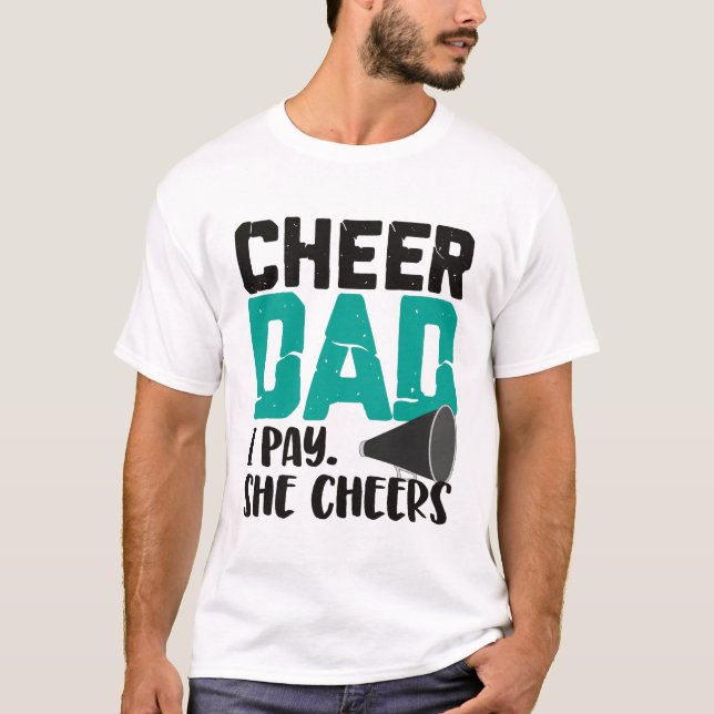 Camiseta Saluda a papá, le pago a ella. (Anverso)