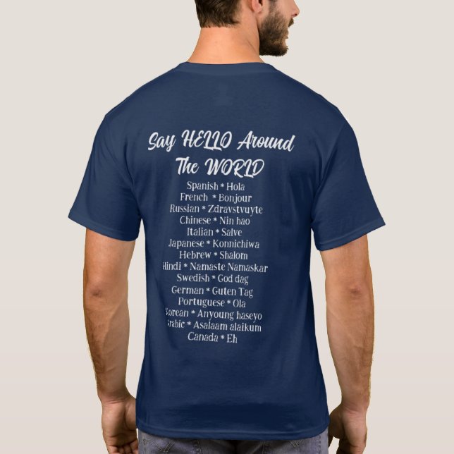 Camiseta Saluda Al Mundo (Reverso)