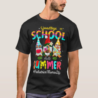 Camiseta Saludo a la enfermera de pediatría Gnome