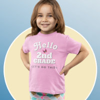 Saludo a segundo grado a la escuela