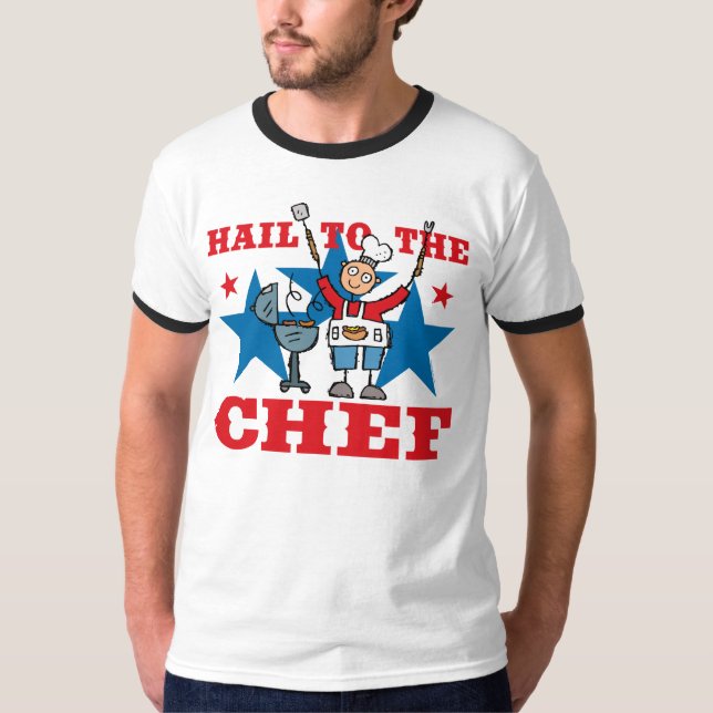Camiseta Saludo al cocinero del Bbq (Anverso)