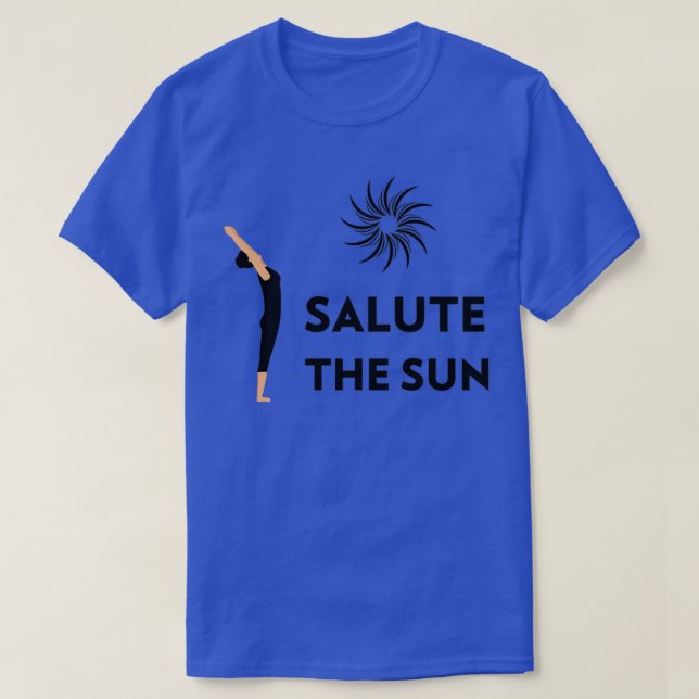 Camiseta Saludo al sol (Diseño del anverso)