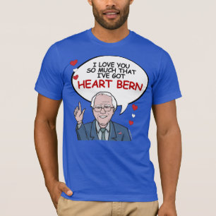 Camiseta Saludo de Bernie Sanders - Tengo corazón Bern - -