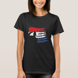 Camiseta Saludo de soldado de Bonaire veterano patriota