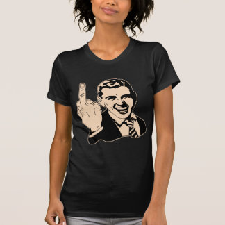 Camiseta Saludo del dedo medio retro
