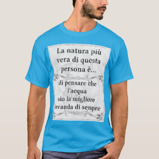 Camiseta Saludo del vita del acqua de la cebada de Vera del