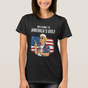 Camiseta Saludo Desde El Patriótico De La Playa Del Golfo D
