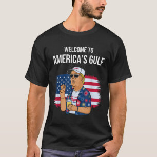 Camiseta Saludo Desde El Patriótico De La Playa Del Golfo D