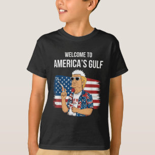 Camiseta Saludo Desde El Patriótico De La Playa Del Golfo D