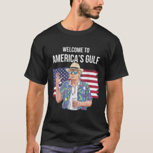 Camiseta Saludo Desde El Patriótico De La Playa Del Golfo D