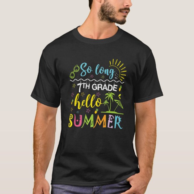 Camiseta Saludo El Último Día De La Escuela (Anverso)