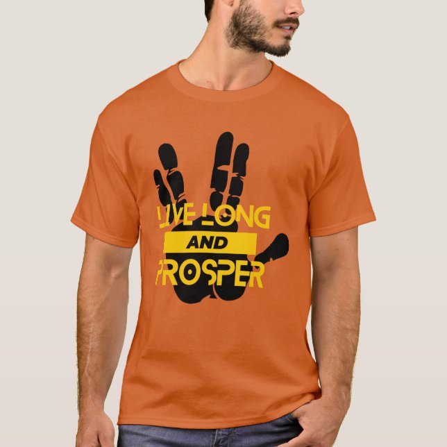 Camiseta Saludo en vivo de Long Prosper (Anverso)