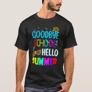 Camiseta Saludo escolar de despedida al verano para profeso