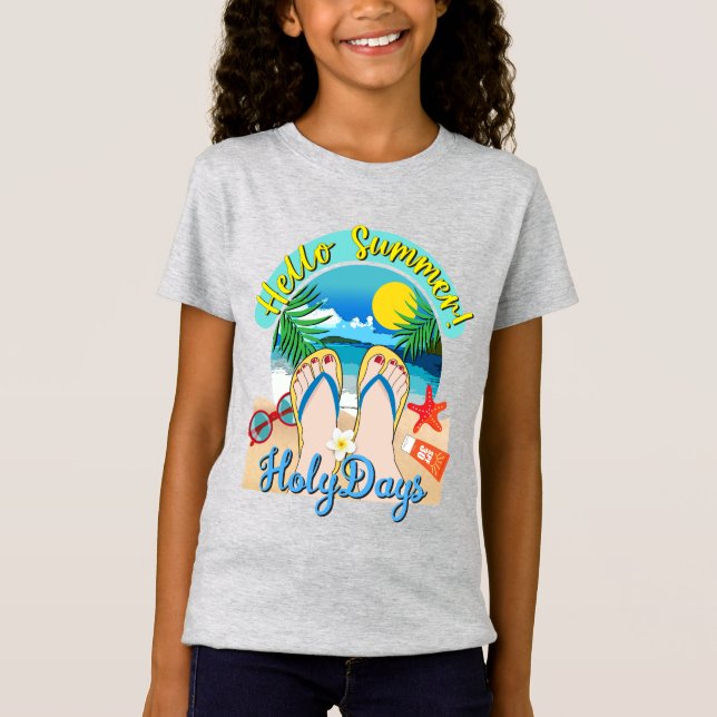 Camiseta Saludo verano - Holy Days (Anverso)