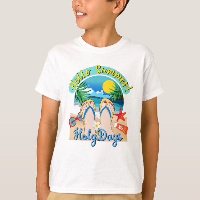 Camiseta Saludo verano - Holy Days (Anverso)