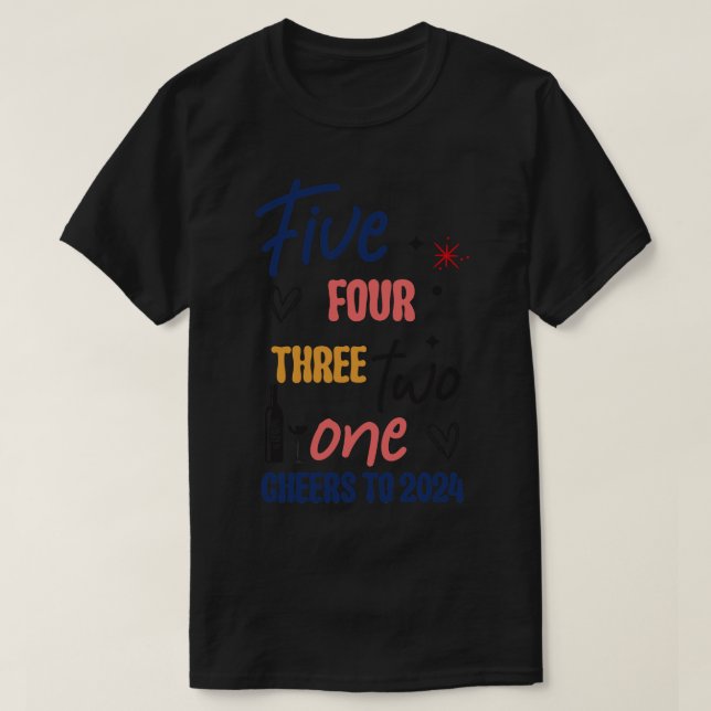 Camiseta Saludos a 2024 (Diseño del anverso)