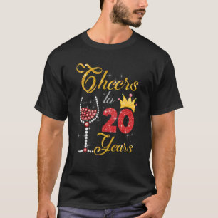 Camiseta Saludos a 20 años 2003 20º cumpleaños de Diamante 