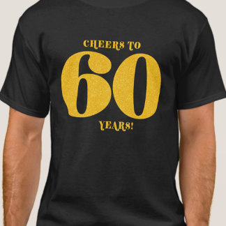 Camiseta Saludos a 60 años Sesenta y un cumpleaños