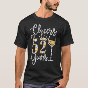 Camiseta Saludos A La Reina D De 52 Años Feliz 52 Años