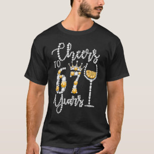 Camiseta Saludos A La Reina D De Cumpleaños Feliz 67 Años