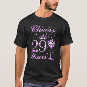 Camiseta Saludos a las mujeres de 29 años de edad Morada Co