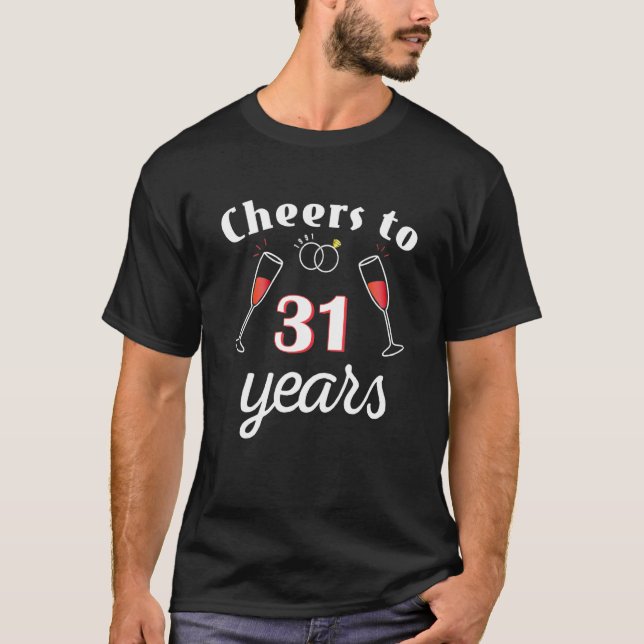 Camiseta Saludos A Los 31 Años Del Anillo Casado 1991 Champ (Anverso)