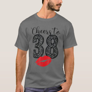 Camiseta Saludos A Los 38 Años De Los Lips Feliz Cumpleaños