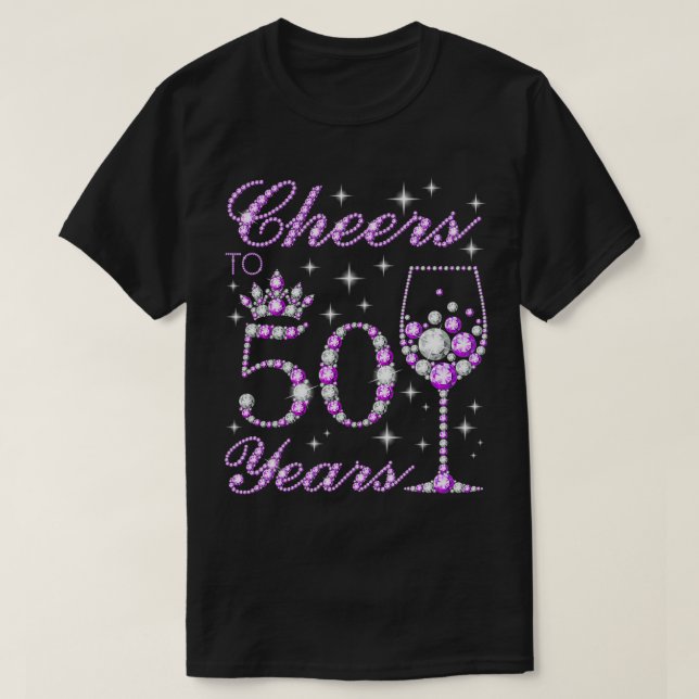 Camiseta Saludos a los 50 años (Diseño del anverso)