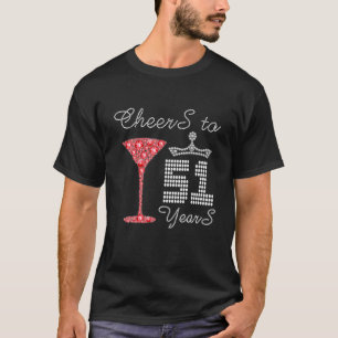 Camiseta Saludos A Los 51 Años Nació La Fiesta De 51 Años