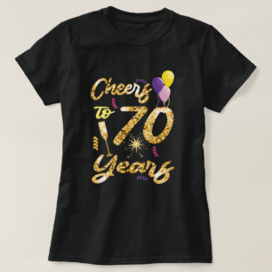Camiseta Saludos a los 70 años de 1951- Regalo de cumplea