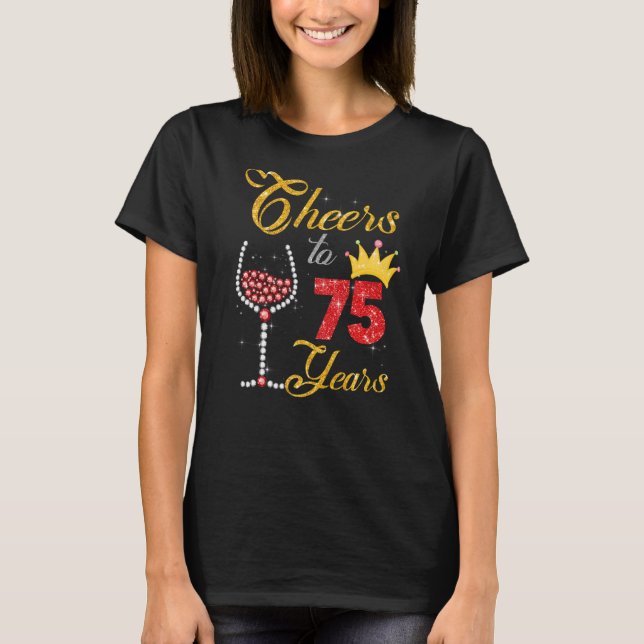 Camiseta Saludos a los 75 años 1948 75º aniversario de Diam (Anverso)