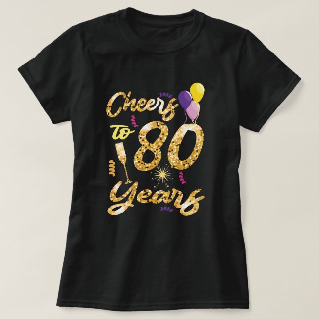 Camiseta Saludos a los 80 años de 1941- Celebración del 80º (Diseño del anverso)