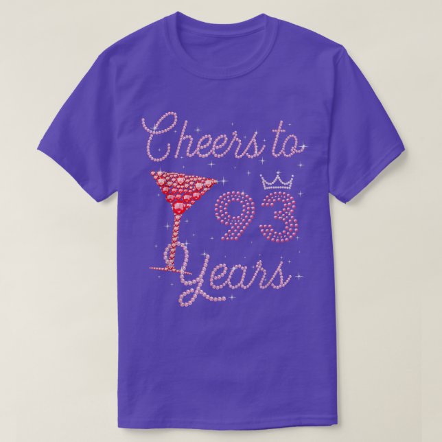 Camiseta Saludos A Los 93 Años Cumpleaños 93 Años (Diseño del anverso)