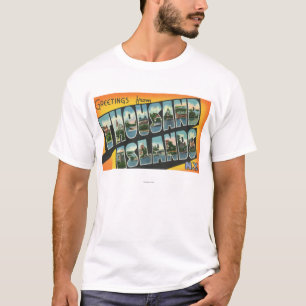 Camiseta Saludos a partir de mil islas, Nueva York