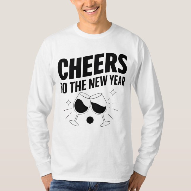 Camiseta Saludos Al Año Nuevo (Anverso)
