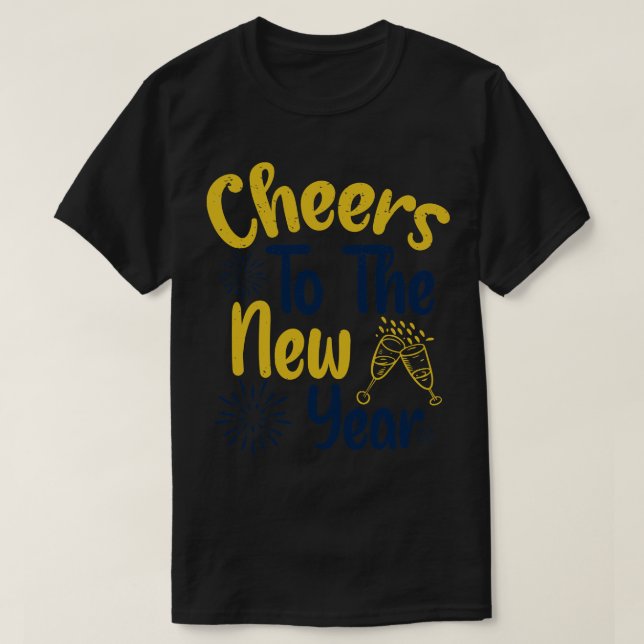 Camiseta Saludos al Año Nuevo 1 (Diseño del anverso)