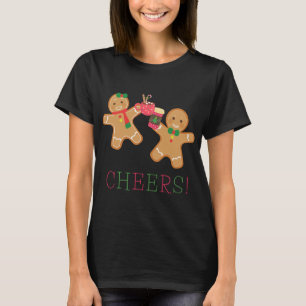 Camiseta Saludos al hombre de pan de jengibre y a la mujer