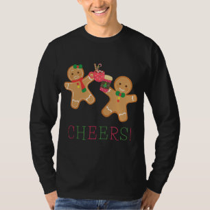 Camiseta Saludos al hombre de pan de jengibre y a la mujer