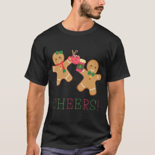 Camiseta Saludos al hombre de pan de jengibre y a la mujer 