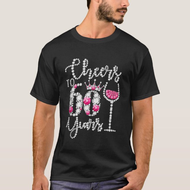 Camiseta Saludos al regalo de 60 años de edad Día 60 Reina (Anverso)