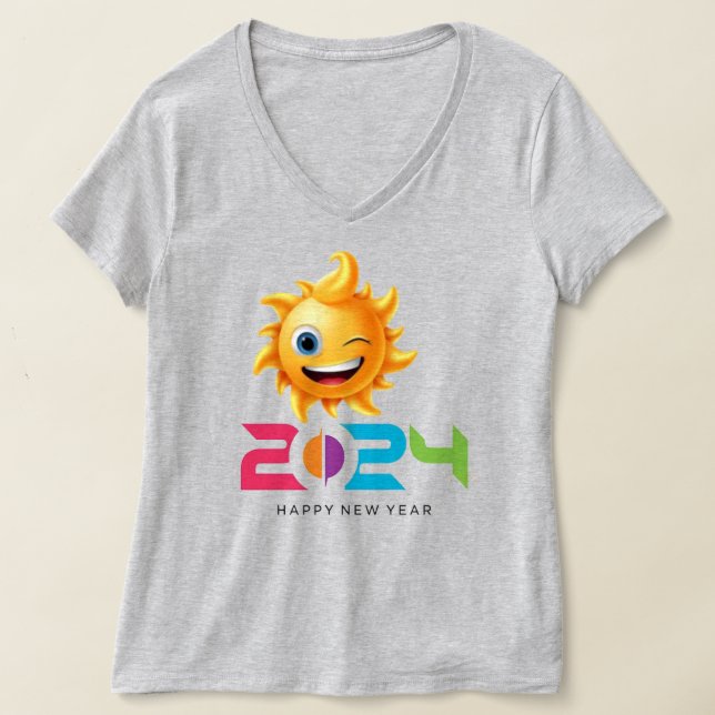 Camiseta "Saludos al Vogue de Año Nuevo 2024" (Distribución )