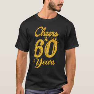 Camiseta Saludos Bebidos A Mujeres De 60 Años De Edad