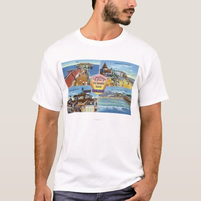 Camiseta Saludos con de visiónes escénicas (Anverso)