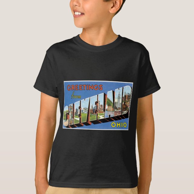 Camiseta ¡Saludos de Cleveland, Ohio! (Anverso)